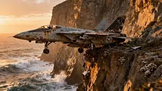 Rescuing a $38 Million F-14 Tomcat Hanging off a Coastal Cliff | Impossible Restoration