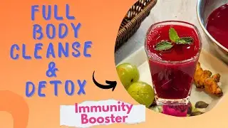 सुबह खाली पेट पिएं ये Detox Drink | Beetroot Amla Gajar turmeric detox drink
