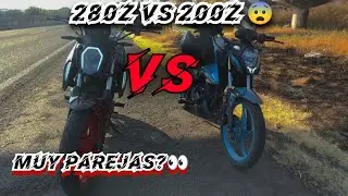 La hermana menor contra la hermana mayor?😨🔥 280z VS 200z 2025 espectacular 😨🔥 #motos #viral #bikers