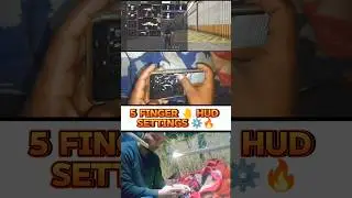 6 FINGER Best Custom HUD Settings 🔥 Fastest ⚡ 6 FINGER 🫣 Claw 😱#freefire #shorts #dehatigamer