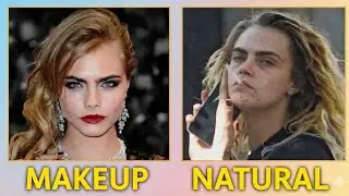 50+ CELEBRITIES WITH vs WITHOUT MAKEUP| Shocking Before & After Transformations