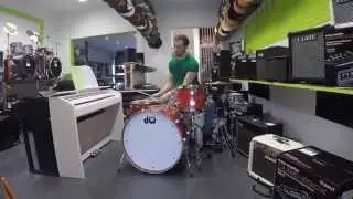 Soundcheck DW Collector serie Maple/Mahogany par Lau Seys