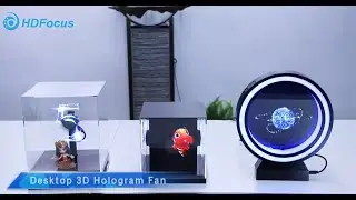 Table-top Mini Size 12cm 14cm WIFI Hologram LED Fan