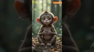 Poor Baby Monkey Emotional Short | Heart Touching Video 🐒❤️#Shorts#YouTubeShorts#Monke