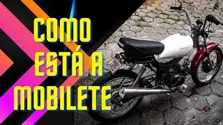 Como está a mobilete (6 meses com cola de araldite no tanque)