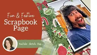 Scrapbook Layout with Timeless Plaid | YouTube Hop Sketch Challenge