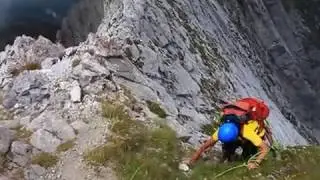 Les ar&ecirc;tes de l'Arcalod ( 2217 m ) - aout 2013 - Bauges (Musique de Ally Galvin sur Jamendo)