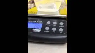 Specific Gravity test for mineral identification.