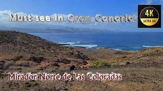 Mirador Norte de Las Coloradas, Gran Canaria, Las Palmas,,4k, #grancanaria #canaryislands
