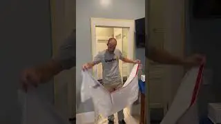 Magnetic ZipWall Door for dust control