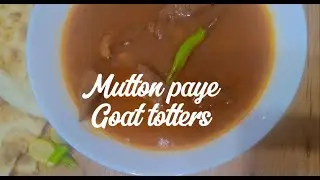 Mutton paye(goat totters)