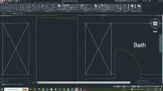 27' x 48' House Plan Design in AutoCAD | 2D Drawing | Windows Setting | Part 03 | #autocad #trending