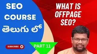 What is offpage SEO in Telugu/offpage SEO/off-page SEO checklist?/offpage seo telugu