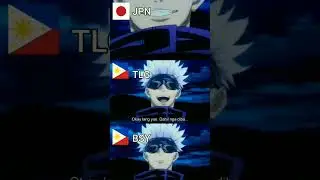 Gojo Satoru in different languages &bull; Japanese&raquo;Tagalog&raquo;Bisaya