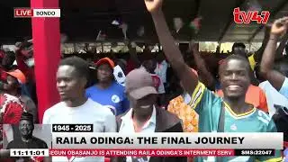 ‘Jowi! Jowi!’ Ajigi leads a powerful Luo dirge during Raila Odinga’s state funeral service