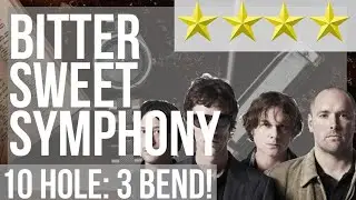 How to play Bitter Sweet Symphony by The Verve on Diatonic Harmonica 10 Holes (Tutorial)