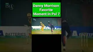 Danny Morrison Favorite Moment In Psl 7 #shorts #pslshorts #cricketshorts