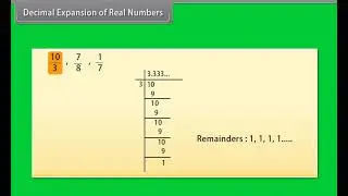 Decimal Expansion of Real Numbers