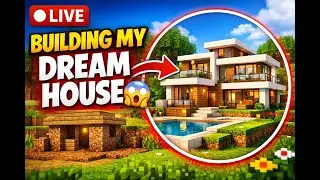 🔴 LIVE: Building My Dream House in Minecraft 🏡🔥 | Chill & Chat