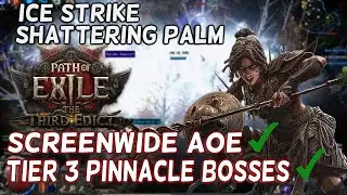 Massive AoE AND 1M+ DPS - Ice Strike Shattering Palm Amazon Guide 0.3 - Path Of Exile 2