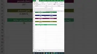 Unit Conversions | Excel CONVERT() #shorts
