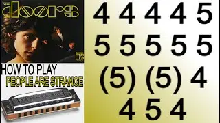 PEOPLE ARE STRANGE HARMONICA ( C DIATONIC ), ARMÓNICA C, BLUES HARP C, GAITA DE BOCA, MUNDHARMONIKA