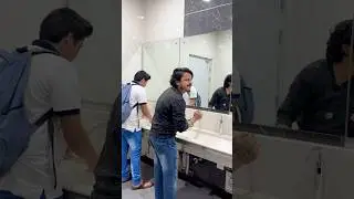 Public 😂 Bathroom || 😄 #shorts #comedy #kisanshorts