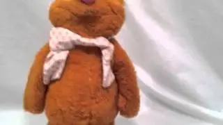 Vintage 1976 Fisher Price Jim Hensen Muppet 851 Fozzie Bear Plush Toy