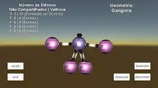 Geometria Molecular de Ligações Covalentes (v0.9.2) Covalent Bonding Molecular Geometry