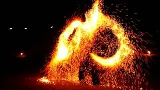 Sparkle Poi 2 *** fire show at EJC 2012