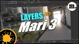 Mari Layers : Procedural Vs paintable tutorial | Introduction to Mari 3