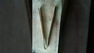 Handcarved Bamboo Tong