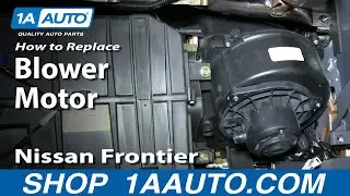 How to Replace Heater Blower Motor with Fan Cage 00-04 Nissan Frontier