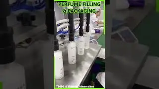 Perfume Filling & Packaging #shorts #automation #engineering #perfume #packaging #machines