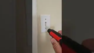 How to remove a switch plate