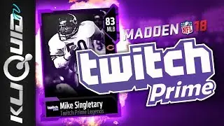 БЕСПЛАТНАЯ ЛЕГЕНДА 90 ОБЩ МАЙК СИНГЛЕТАРИ в MUT 18 | Легенды Twitch Prime в Madden 18 Ultimate Team