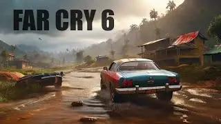 Far Cry 6 Driving in Rain Gameplay - Explore Stunning Landscapes Amidst the Downpour