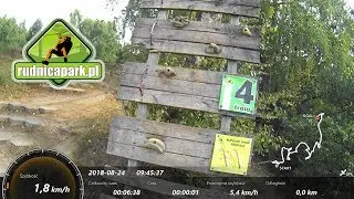 Park Linowy 89 - Rudnica Park - Trasa nr 4 (Zielona) 24.08.2018