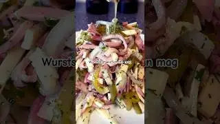 Wurstsalat wie ich ihn mag  😋 mit der Bierschinken richtig lecker