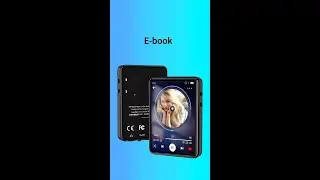 E-book x62#mp3player #touchscreen  mp3 player with #bluetooth  5.3#ebook