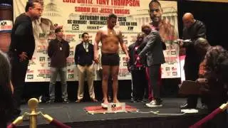 FACE OFF D'Mitrius Ballard Vs Leosvy Mayedo WEIGH IN