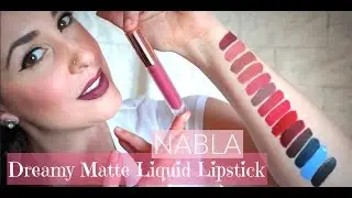NABLA Dreamy Matte Liquid Lipstick // Lip Swatches (all 14 shades!) e Prime Impressioni!!