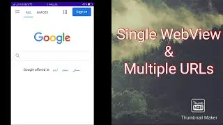 Loading multiple URLs in single WebView | WebView Implementation with Progress | Website to App