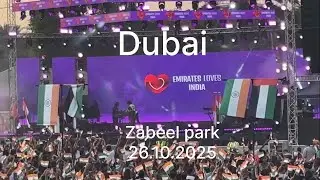 Emirats Love India program [4K] Dubai Zabeel park. #dubai #indianculture #walkingtour #zabeelpark 