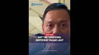 AHY &lsquo;GELENG KEPALA&rsquo; Sebut Tak Tahu Soal Sertifikat Pagar Laut Misterius Terbit