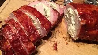 👽 ALIEN-BBQ: SMOKER BACON SCHWEINEBRATEN AUS DEM SMOKER MIT KÄSE