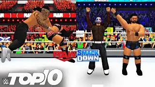 WWE RAW+SMACKDOWN TOP 10 MOMENTS |WR3D 2K22