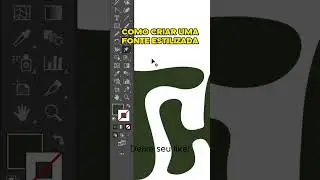 Dica para personalizar fontes no Illustrator  #designgr&aacute;fico #tutorial #illustrator