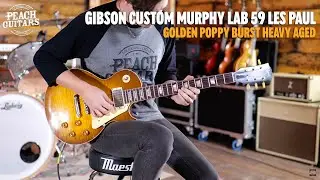 No Talking...Just Tones | Gibson Custom Murphy Lab 59 Les Paul Golden Poppy Burst Heavy Aged