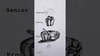 how to draw capsicum in 3d #capsicum #viral #art #3d